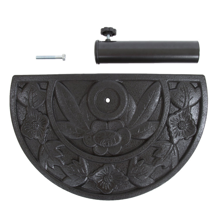 Pure Garden Summertime Umbrellas 3 Concrete Free Standing Base Umbrella